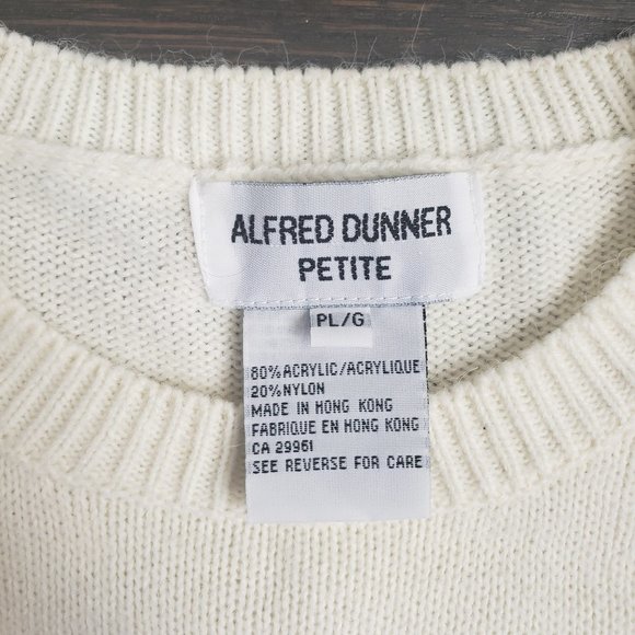 Vintage Festive Winter Theme Alfred Dunner Sweater - Picture 4 of 8